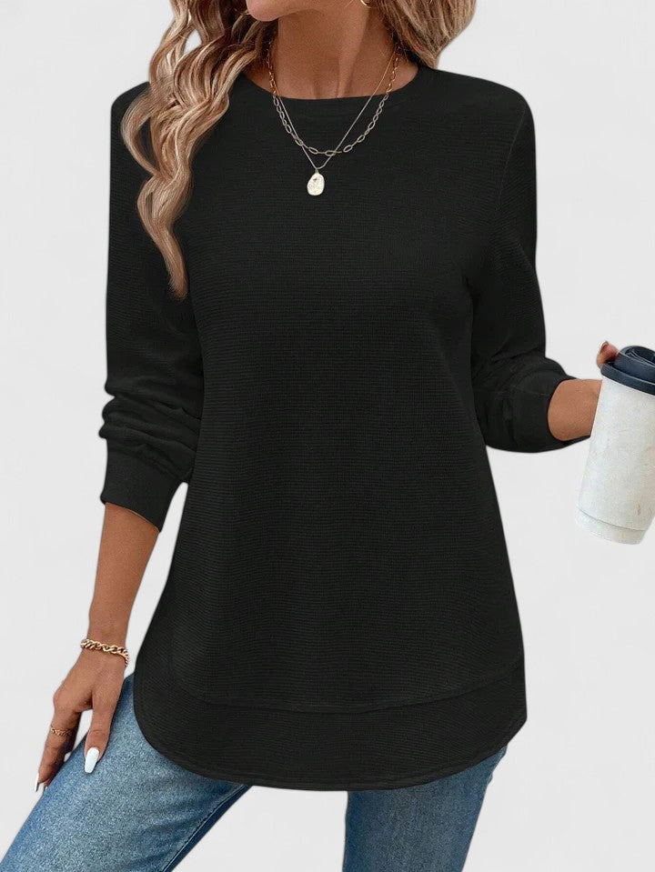 Jamie | Elegant O-Neck Long Sleeve.