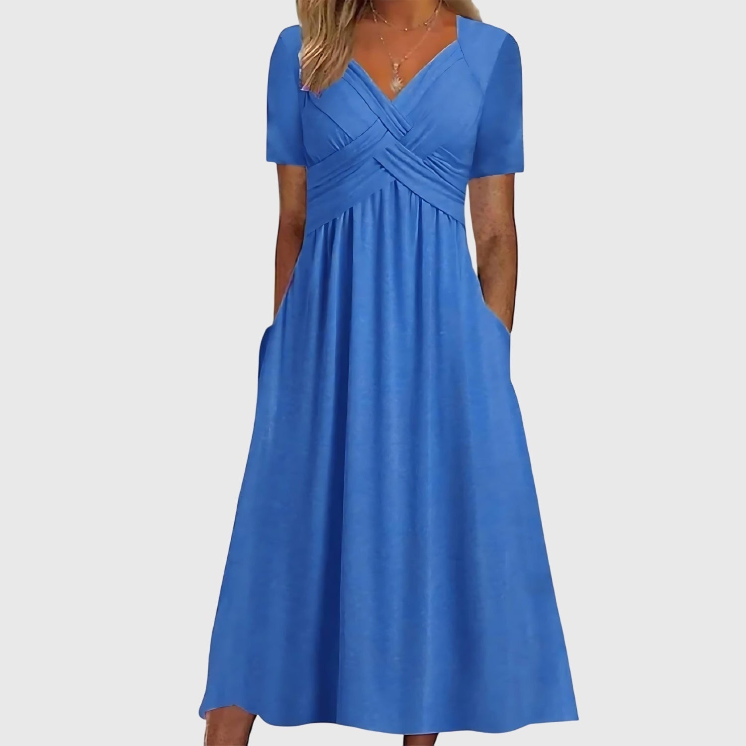 Jamie | Midi Dress with Tummy Control.