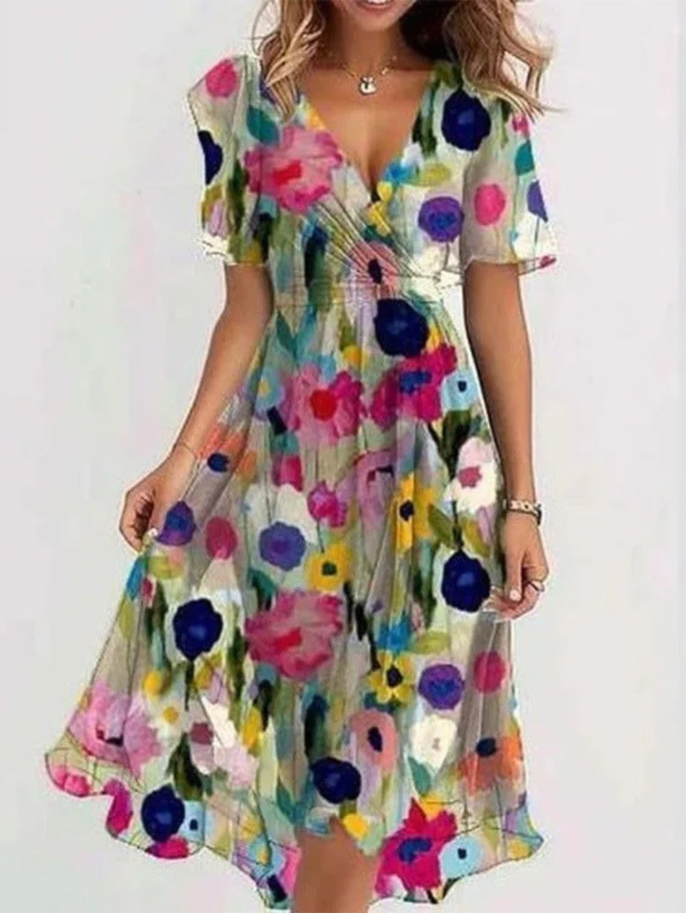 Jamie | Summer Dress With Belly Cover.