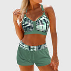 Gertrude | Ribbed High-Waisted Bikini Set