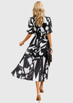 Jamie | Flattering Floral Midi Dress