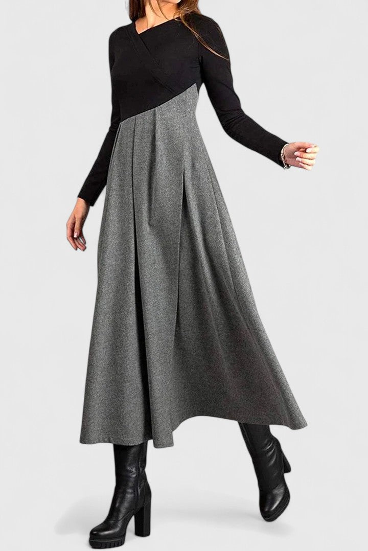 Jamie | Elegant Long Sleeve Maxi Dress