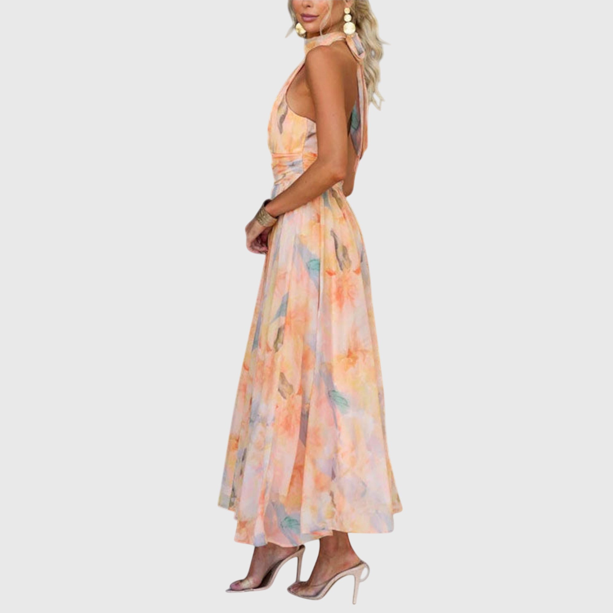 Jamie | Halter Maxi Dress