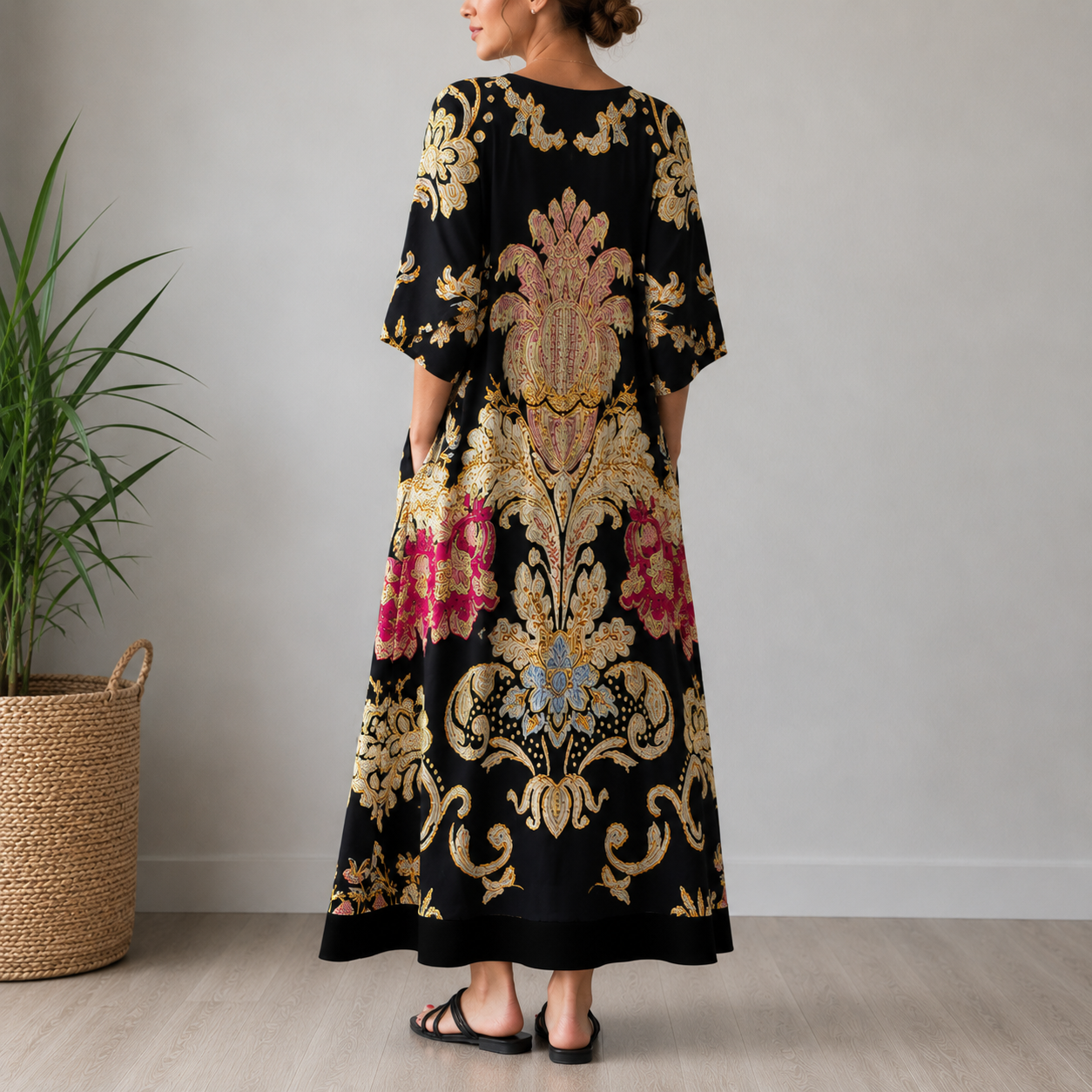 Elegant Print Dress Clara