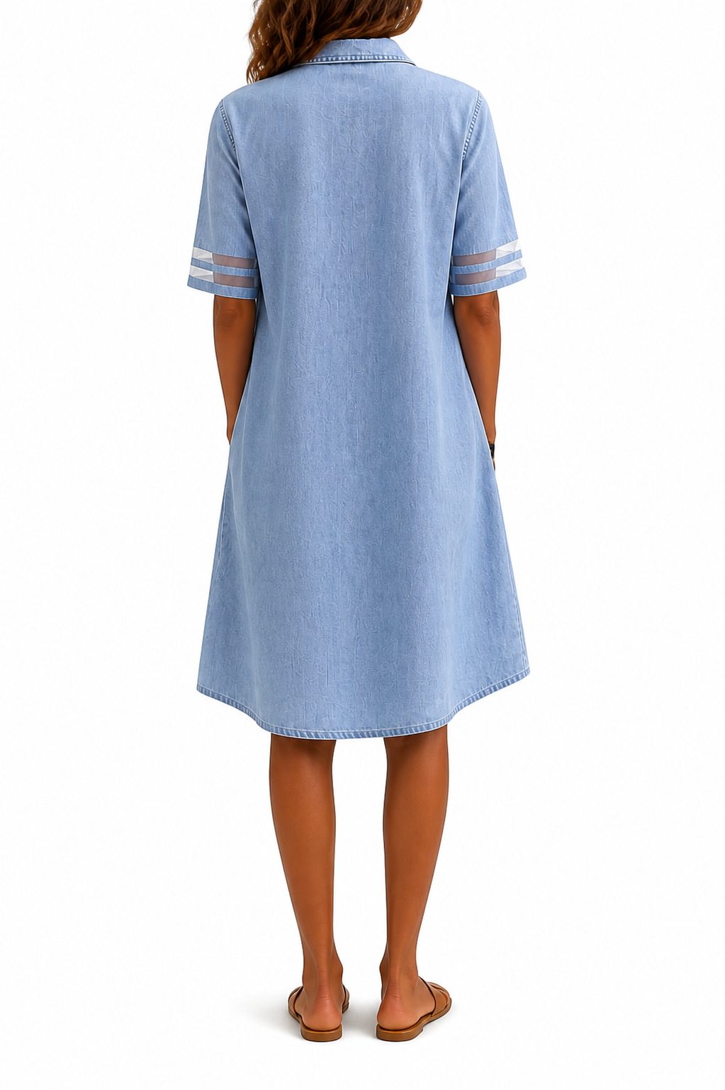 Brittany | Figure Flattering Denim Dress