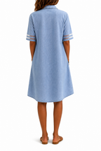 Brittany | Figure Flattering Denim Dress