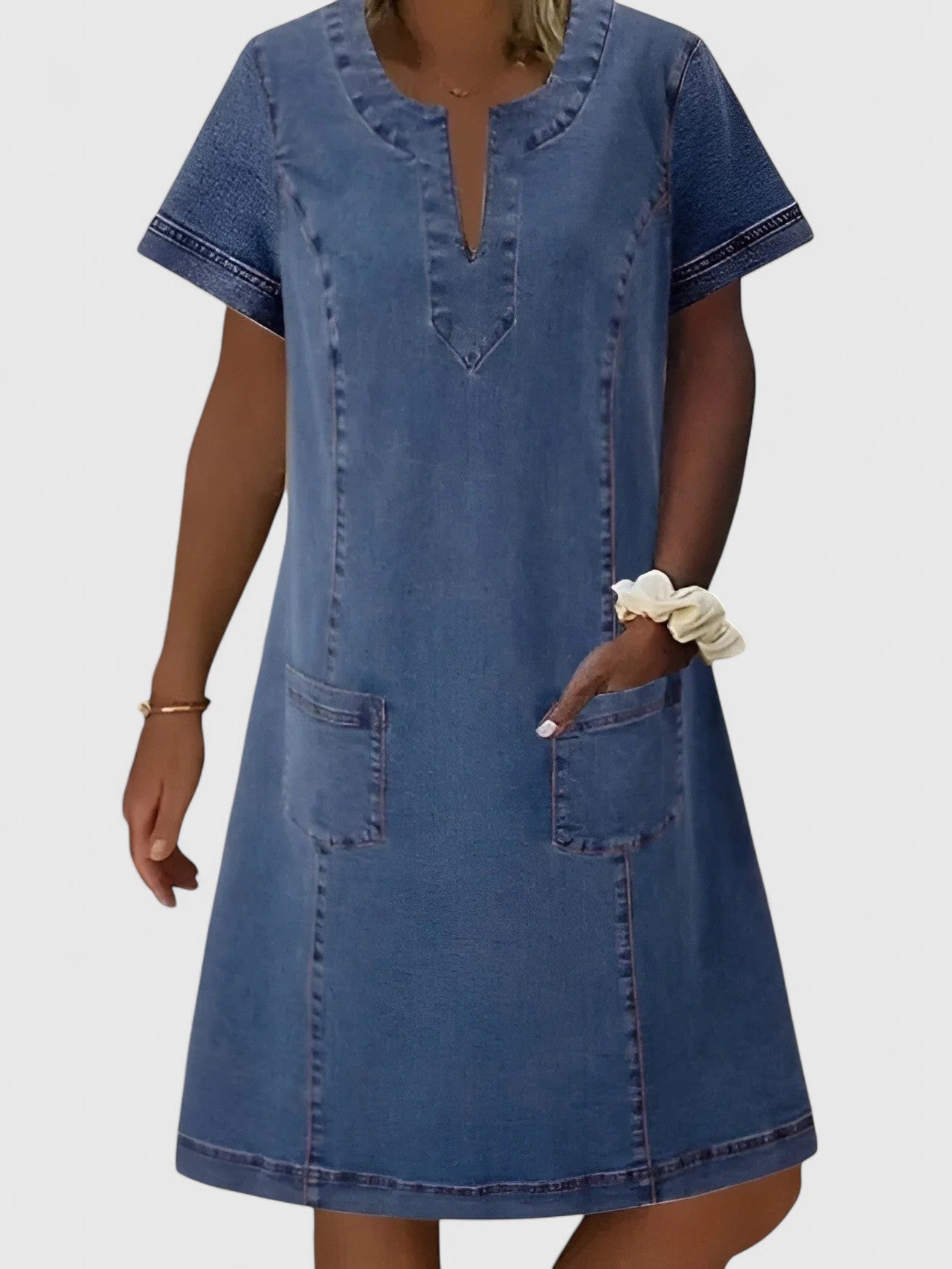 Jamie | Elegant Denim Dress