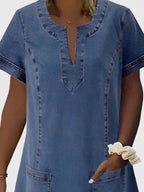 Jamie | Elegant Denim Dress