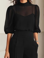 Elodie | Top And Wide-leg Pants Three-piece Set