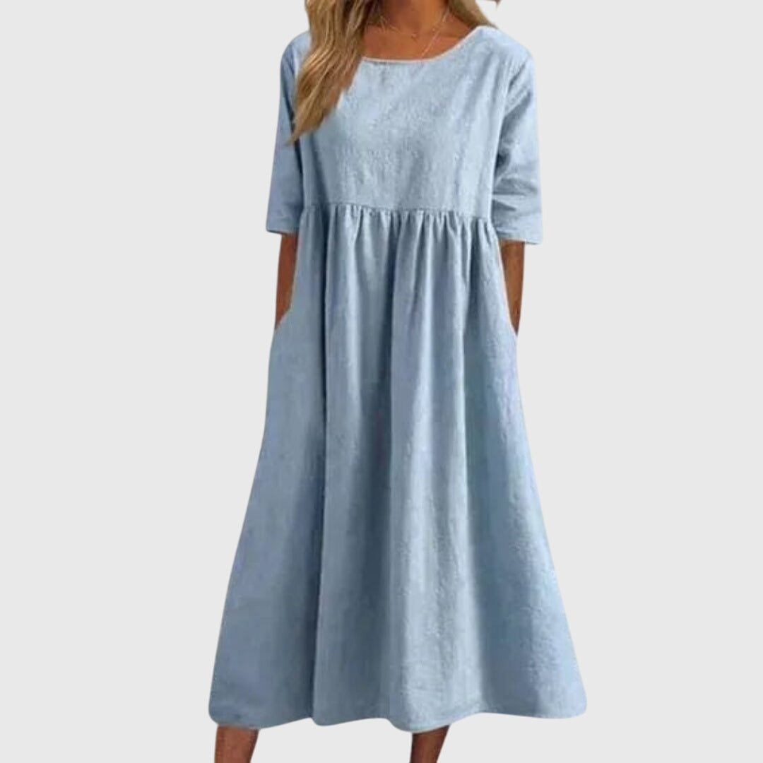 Jamie | Elegant Short-Sleeved Dress