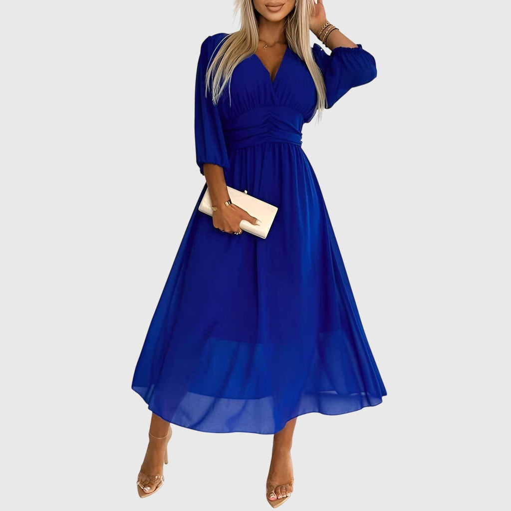 Jamie | Lightweight Silky Chiffon Dress