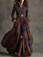 Mireline - Classic Button-Up Shirt Dress
