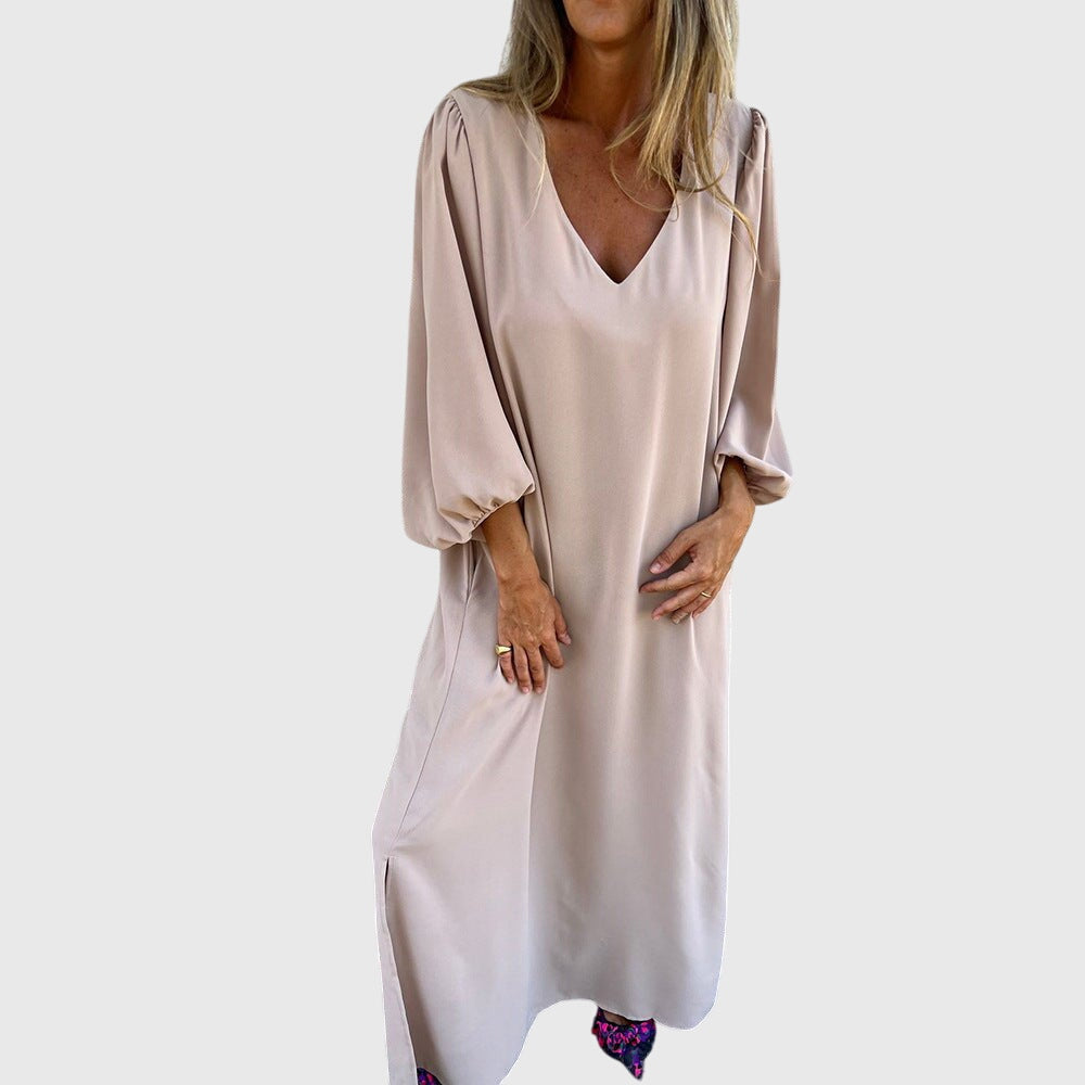 Jamie | Long Boho Dress with Pockets