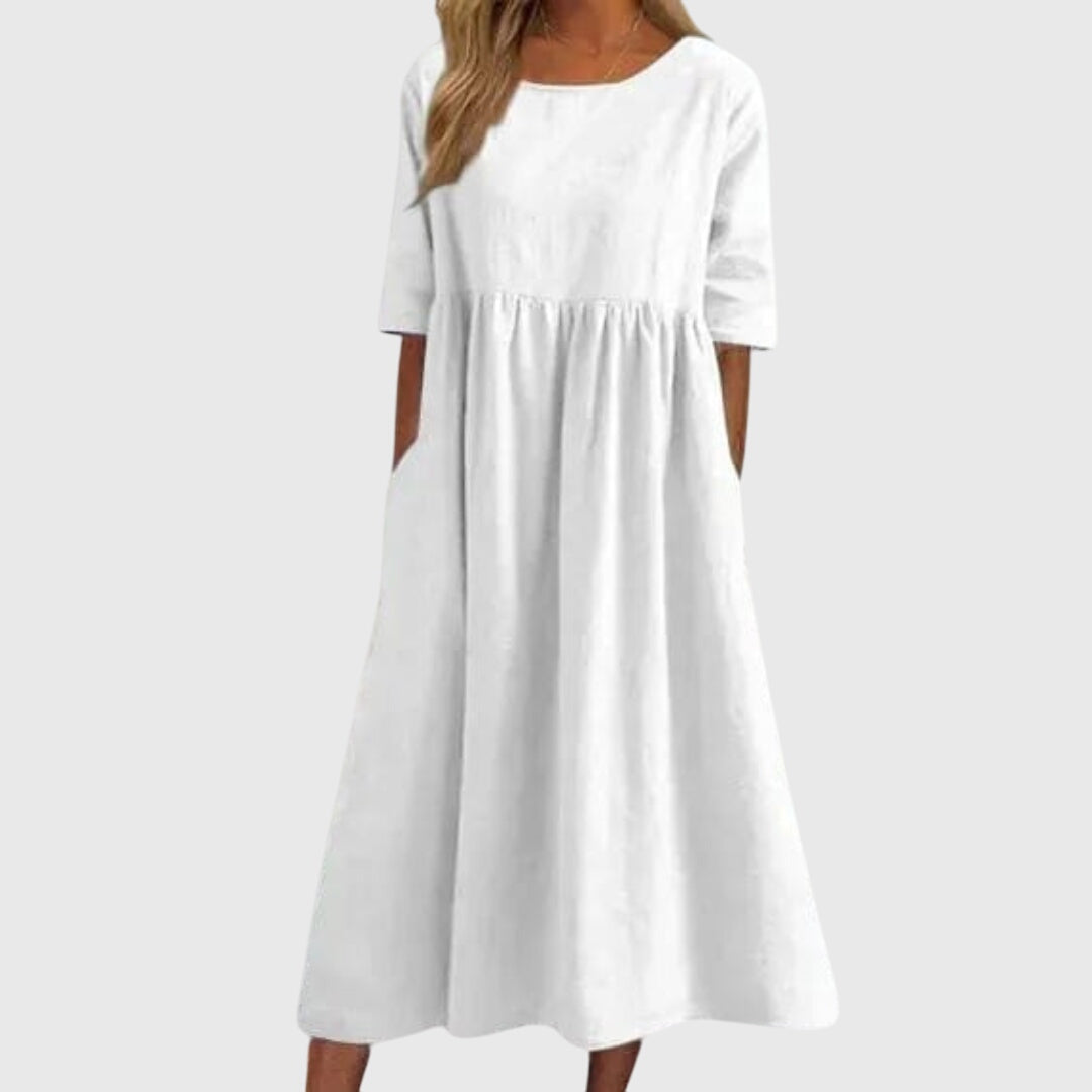 Jamie | Elegant Short-Sleeved Dress