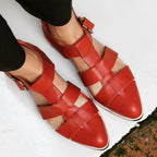 WOVEN FLAT SANDALS