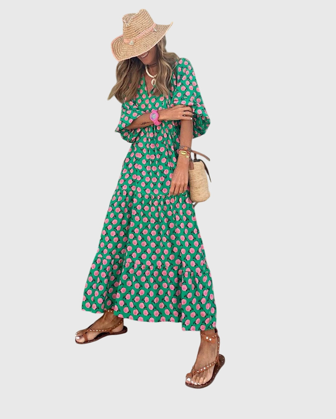 Jamie | Boho Maxi Dress.