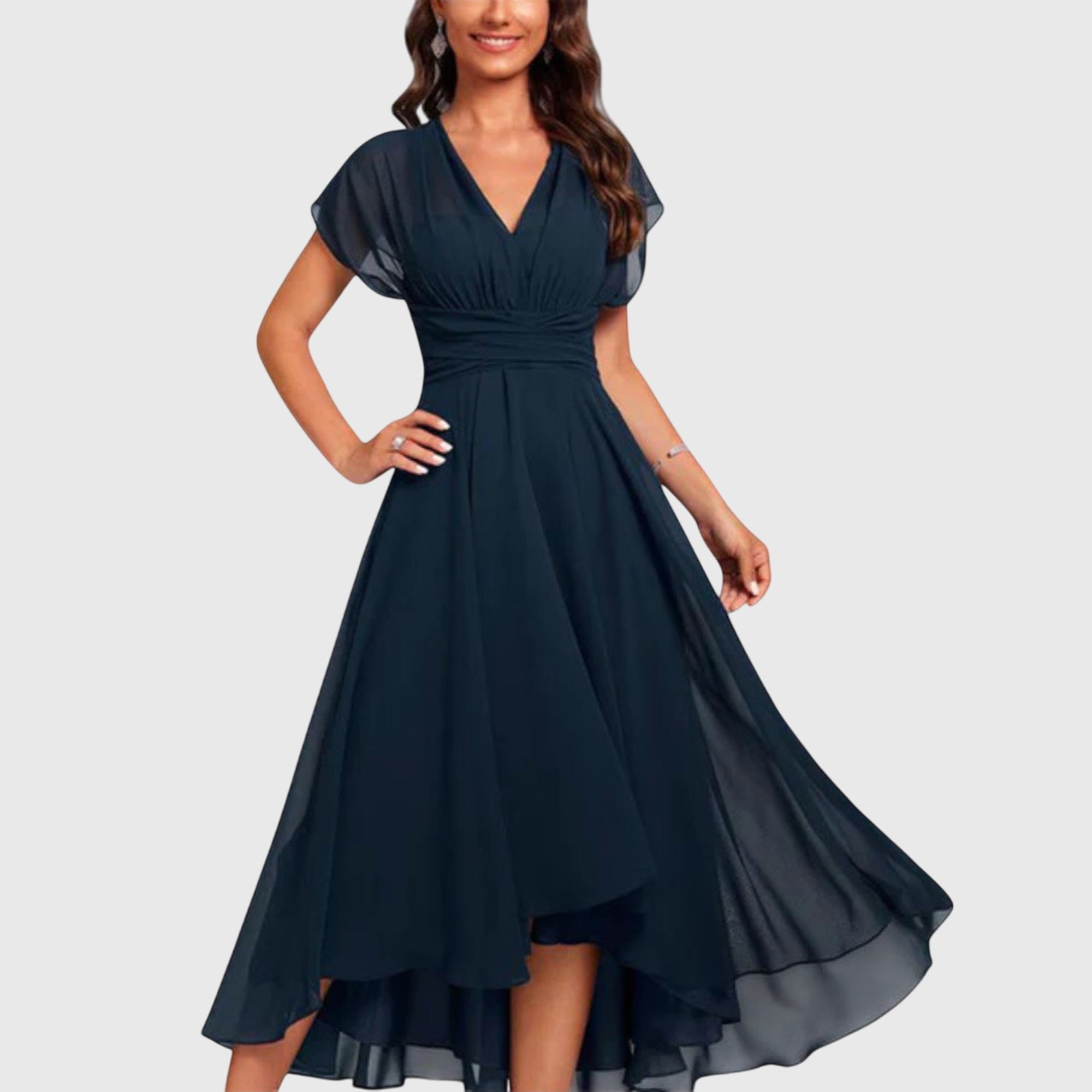 Jamie | V-Neck A-Line Dress.