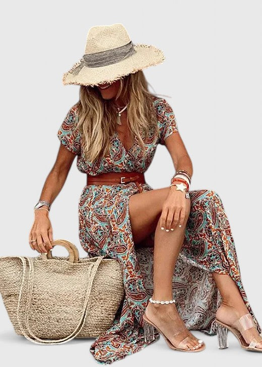 Jamie | Stylish Boho Maxi Dress