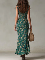 Zara | Retro Boho Maxi Dress