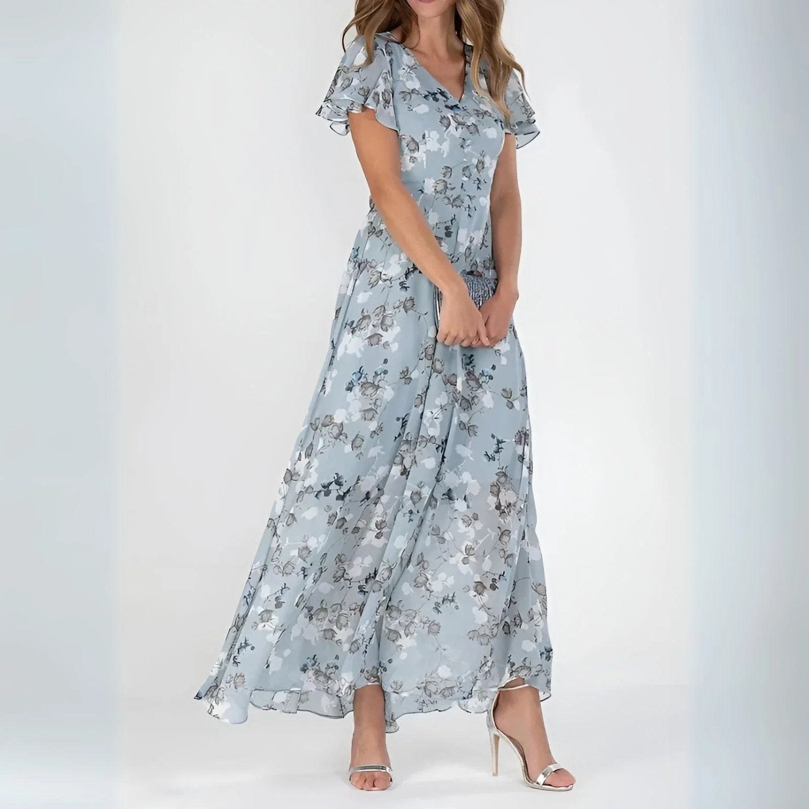 Ruby™ | Tummy Control Wrap Midi Dress