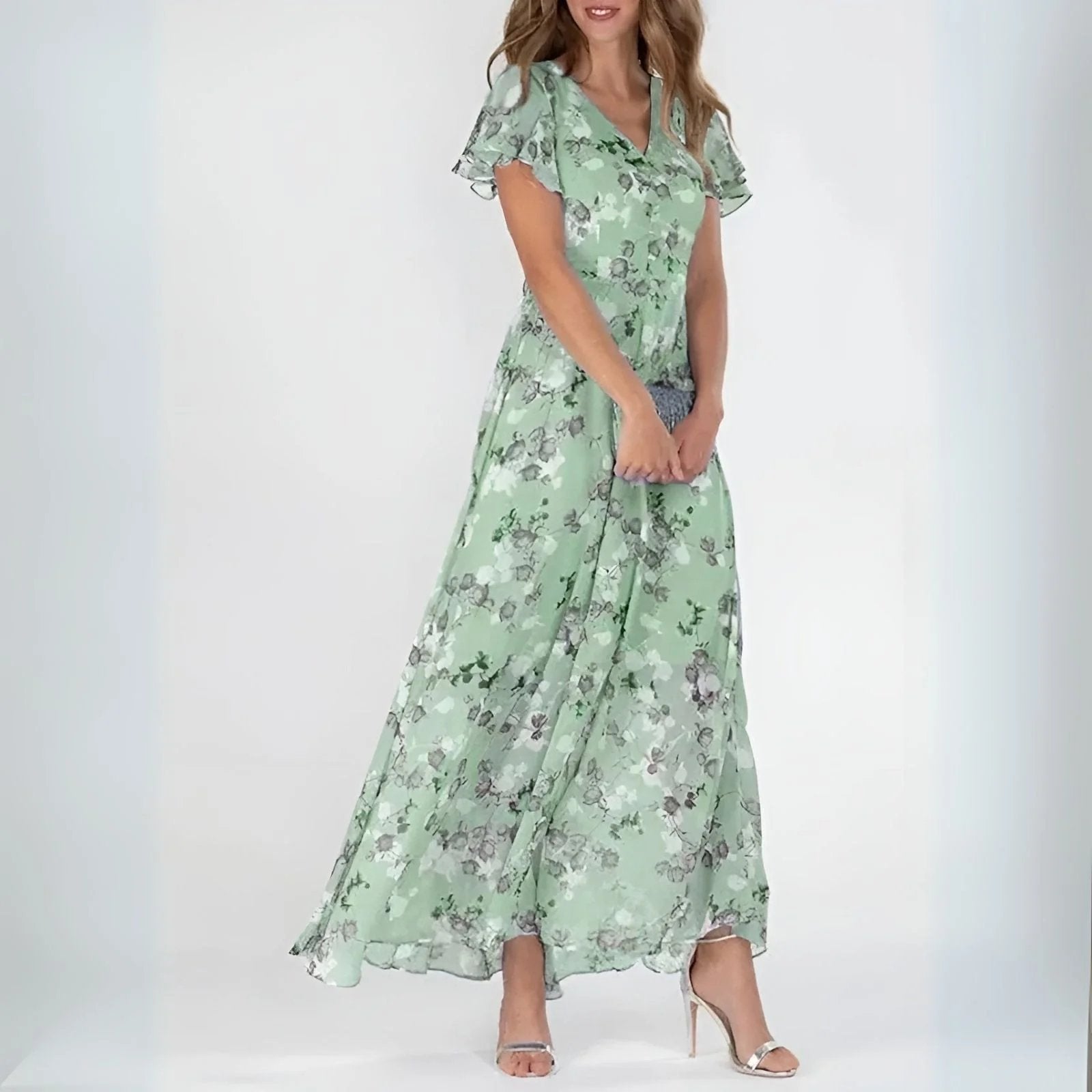 Ruby™ | Tummy Control Wrap Midi Dress
