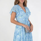 Ruby™ | Tummy Control Wrap Midi Dress